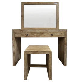 Coiffeuse minimalist 110x40x180 Cm Cérusé