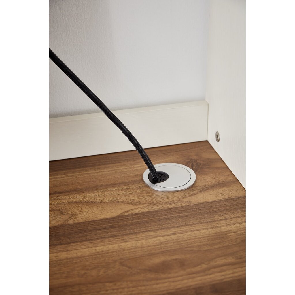 Bureau 120 cm avec rangements - Noisette