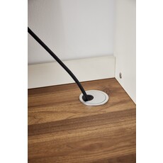 Bureau 120 cm avec rangements - Noisette