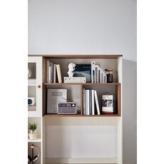 Bureau 120 cm avec rangements - Noisette