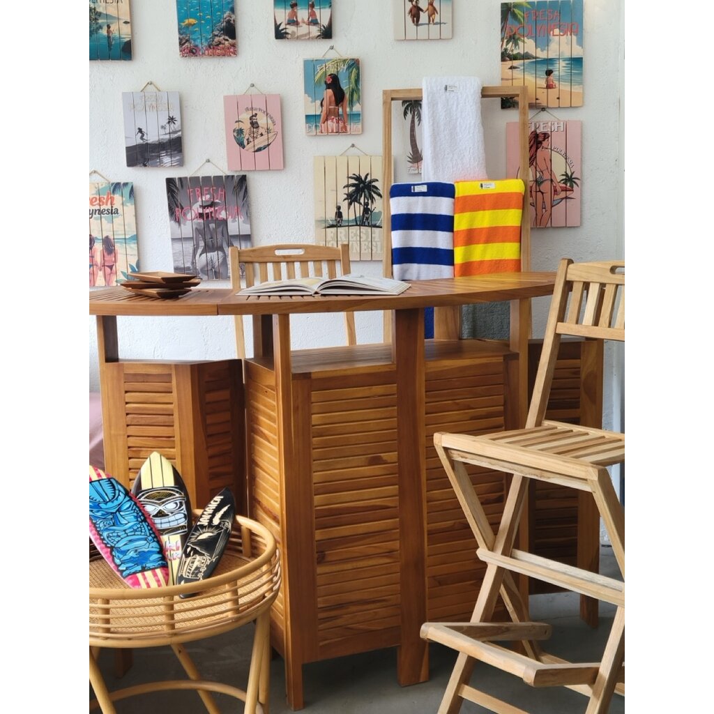 Table de Bar 98-180x70x106 Cm (BA-064)