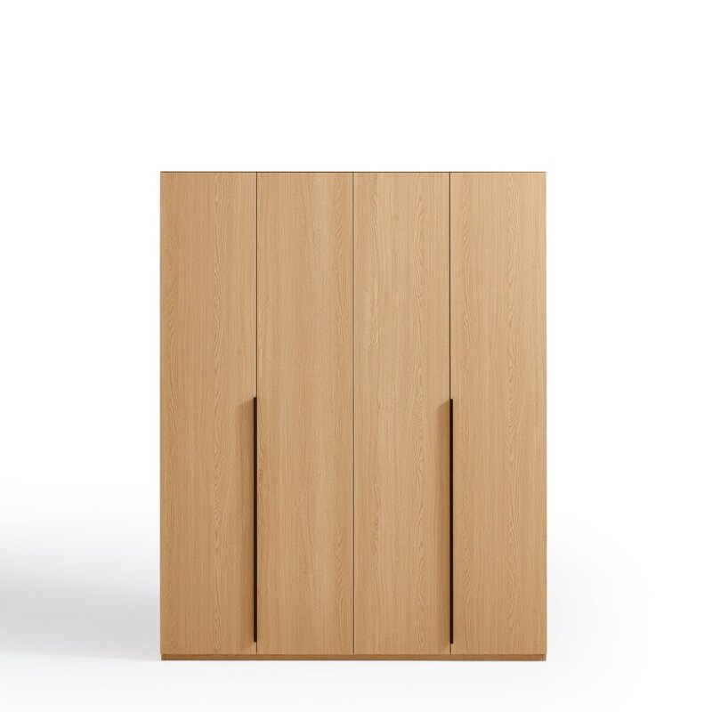 Penderie 4 portes 157x62x200 cm Bois