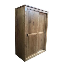 Armoire en Teck 2 portes coulissantes