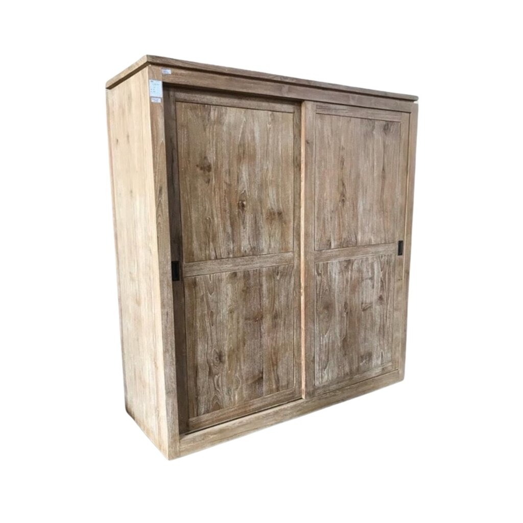 Armoire en Teck 2 portes coulissantes