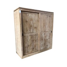 Armoire en Teck 2 portes coulissantes