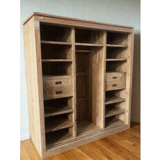 Armoire en Teck 2 portes coulissantes