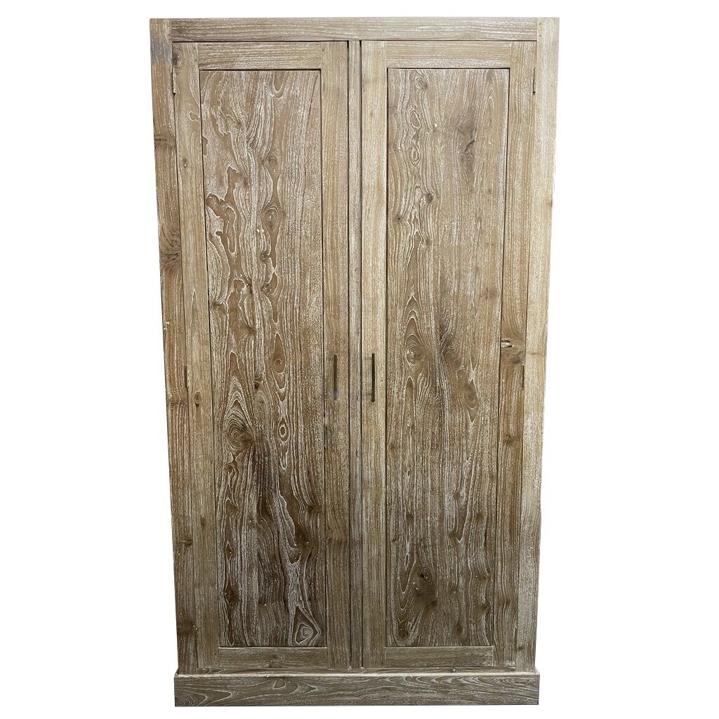 Armoire en Teck 2 portes 110x50x200 cm