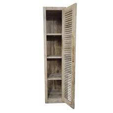 Colonne 1 porte 40x40x180  Cérusé (BT-112)