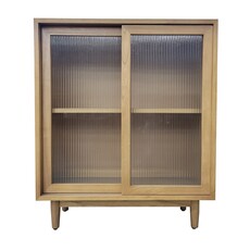 Leticia buffet vitré en Mindi moru glass