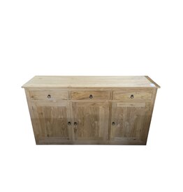 Buffet 3 portes 3 tiroirs 160x45x90 cm