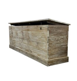 Coffre en teck 200x50x70 cm (BF-027)