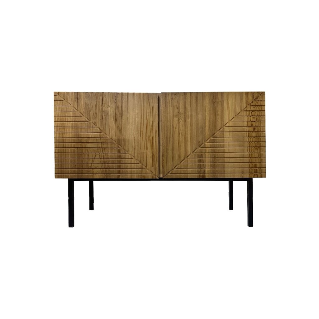 PASURUAN - Buffet 2 portes en teck 120x50x80 cm