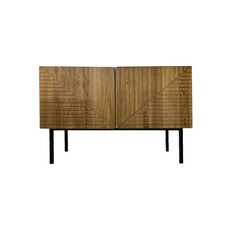 PASURUAN - Buffet 2 portes en teck 120x50x80 cm