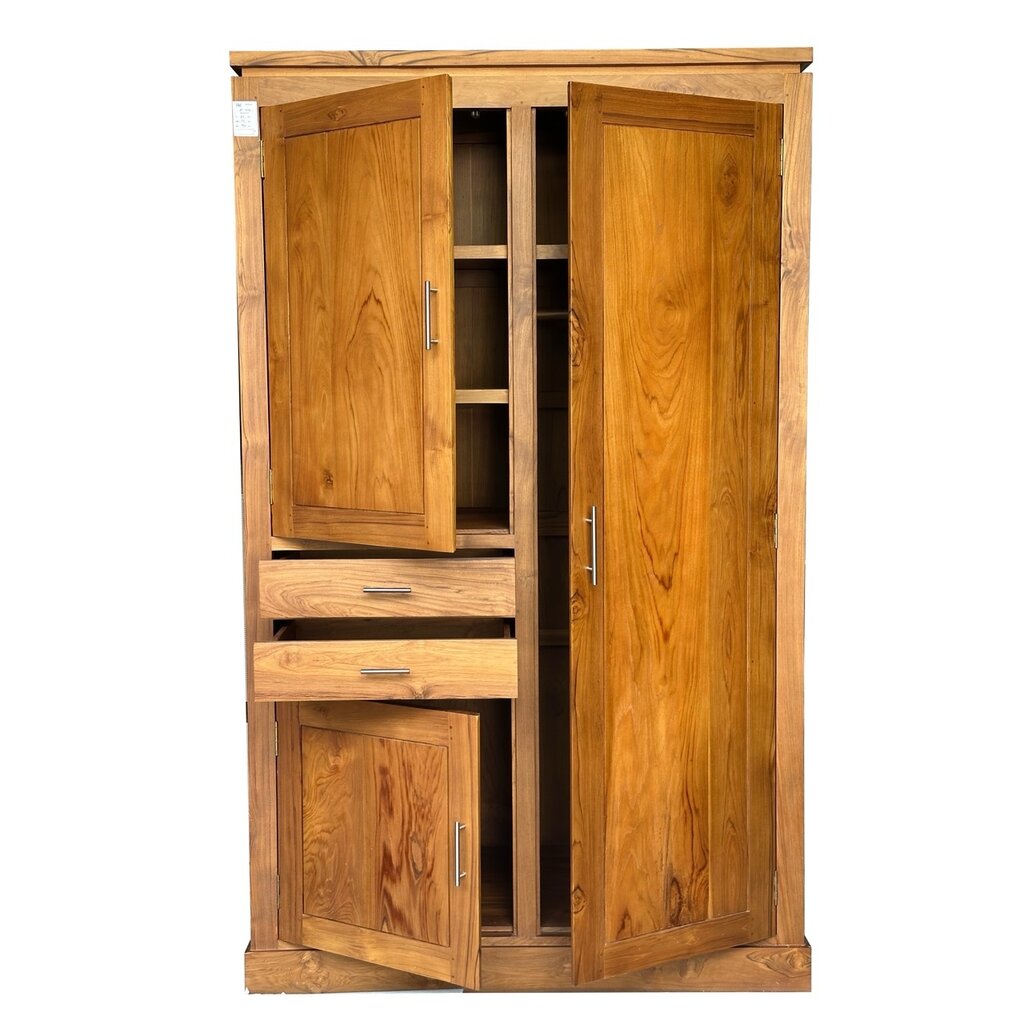 Armoire 3 portes 2 tiroirs 120X60X200 Cm (BT-1376)