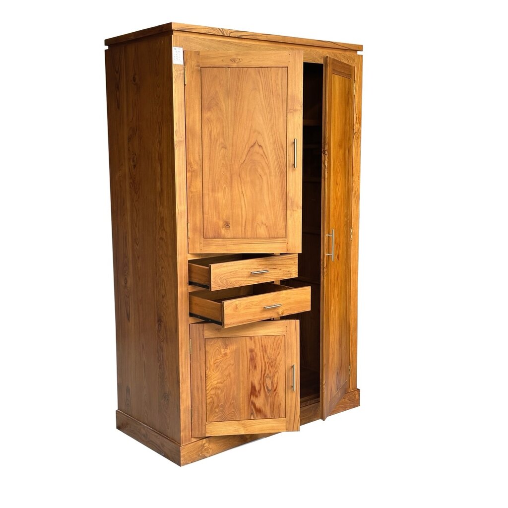 Armoire 3 portes 2 tiroirs 120X60X200 Cm (BT-1376)