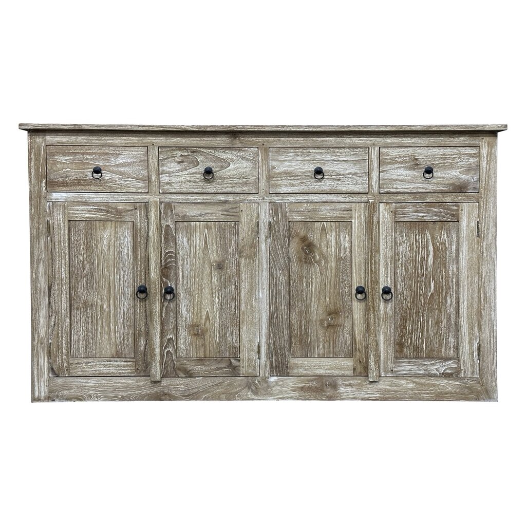 Buffet 4 portes 4 tiroirs 160x45x90 cm
