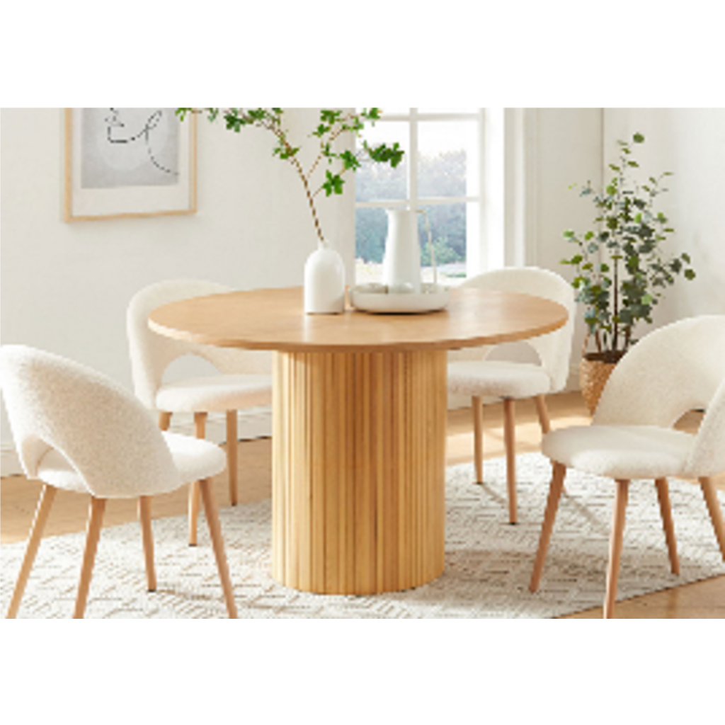 Table ronde en Teck Ø180 cm