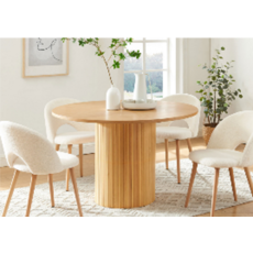 Table ronde en Teck Ø180 cm