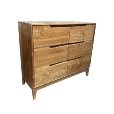 Commode 6 tiroirs 100x40x100 Cm