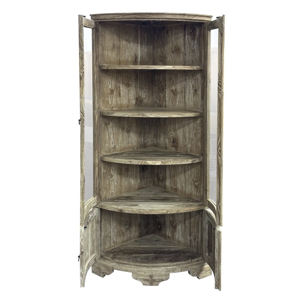 Armoire d'angle 4 portes 3 étagères 60x60x200 Cm (BT-523)