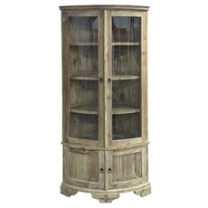 Armoire d'angle 4 portes 3 étagères 60x60x200 Cm (BT-523)