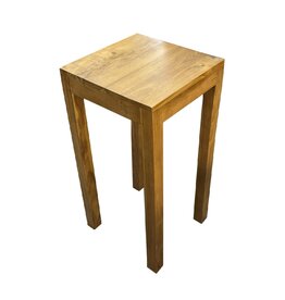 Table haute en teck 40x40x80 cm Naturel