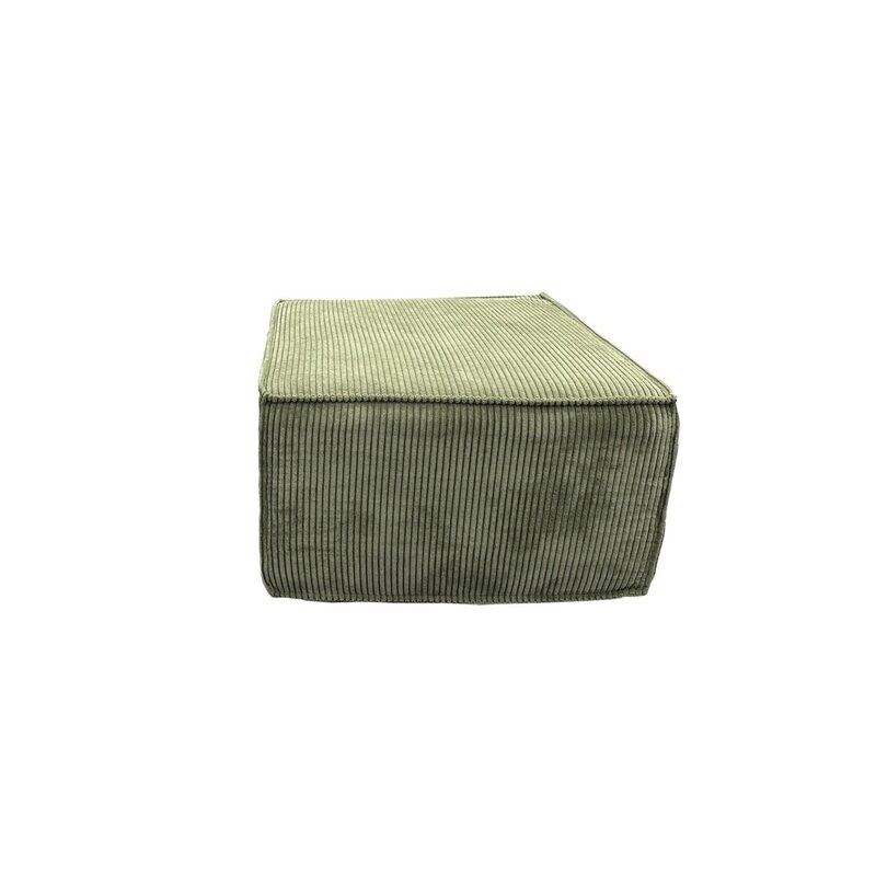 Julia - Ottoman 72 cm pour Canapé 3 places 195 cm en velours côtelé
