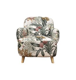 Fauteuil avec motif Fleurie