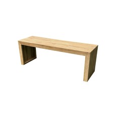 Banc en teck Backless 100cm, FA