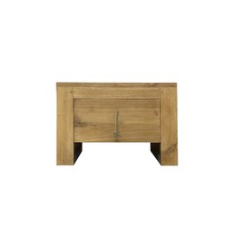 Table de chevet 1 tiroir Brut 50x30x35 Cm Square