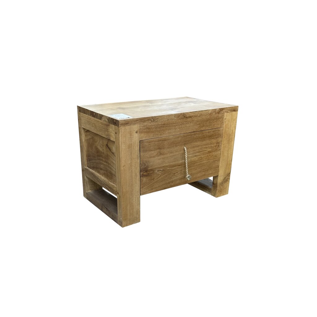 Table de chevet 1 tiroir Brut 50x30x35 Cm Square