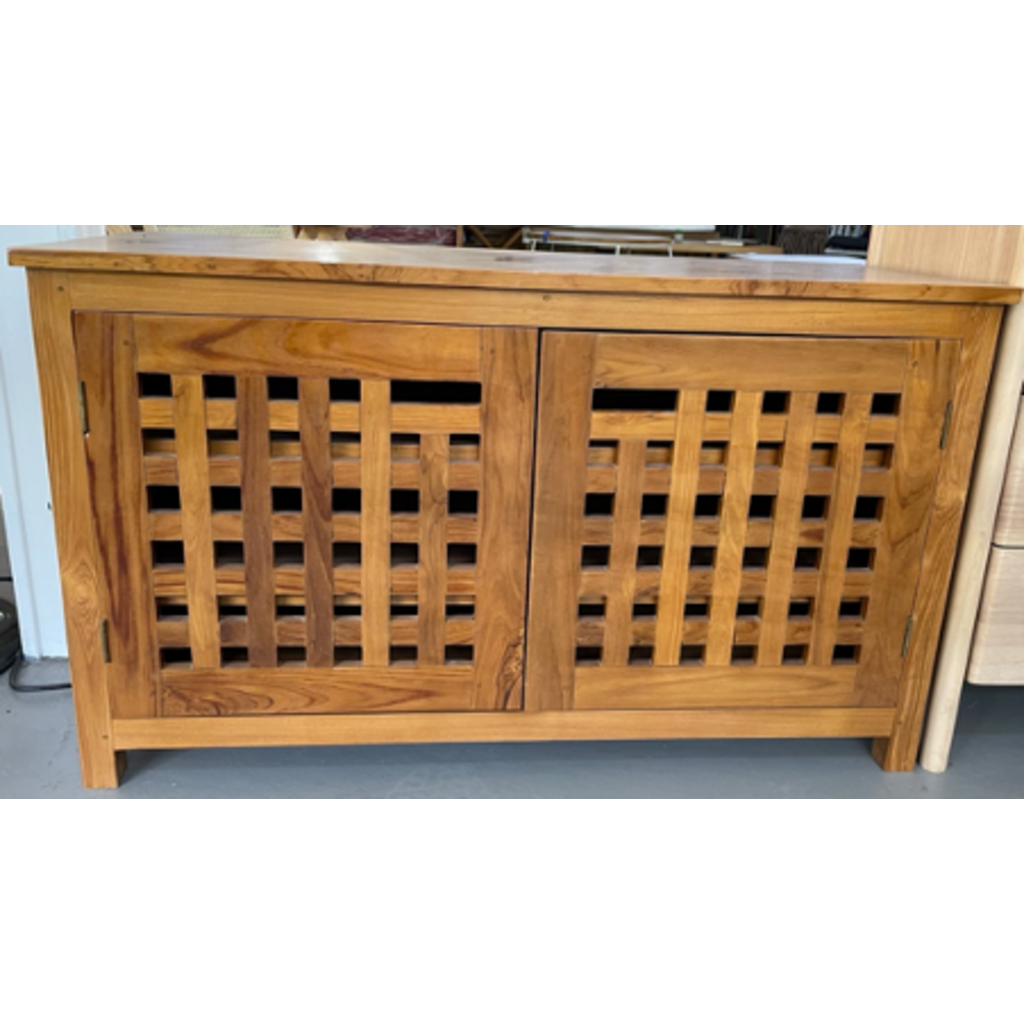 Meuble à chaussure caillebotis 100x40x60 cm
