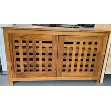Meuble à chaussure caillebotis 100x40x60 cm