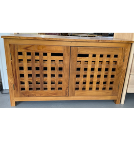 Meuble à chaussure caillebotis 100x40x60 cm
