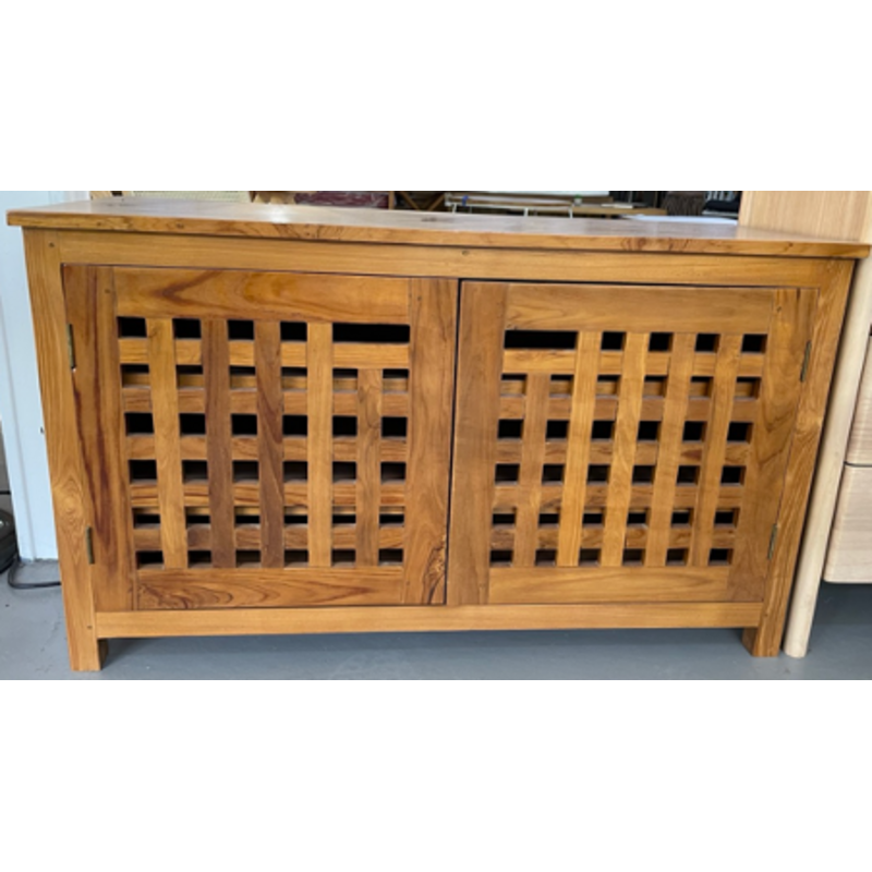 Meuble à chaussure caillebotis 100x40x60 cm