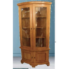 Armoire d'angle 4 portes 3 étagères 60x60x200 Cm (BT-523)