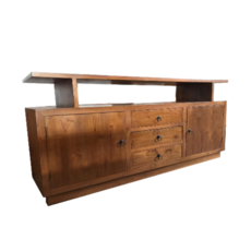 Meuble TV 2 portes 3 tiroirs 180x40x80 (BT-211)