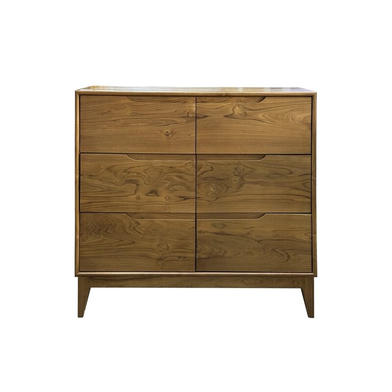 Commode 6 tiroirs 100x40x100 Cm