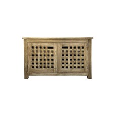 Meuble à chaussure caillebotis 100x40x60 cm