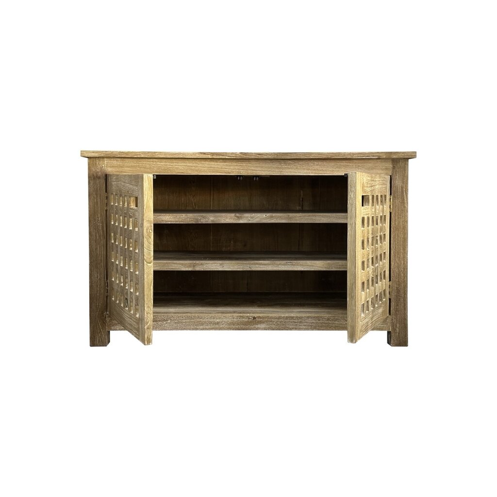 Meuble à chaussure caillebotis 100x40x60 cm