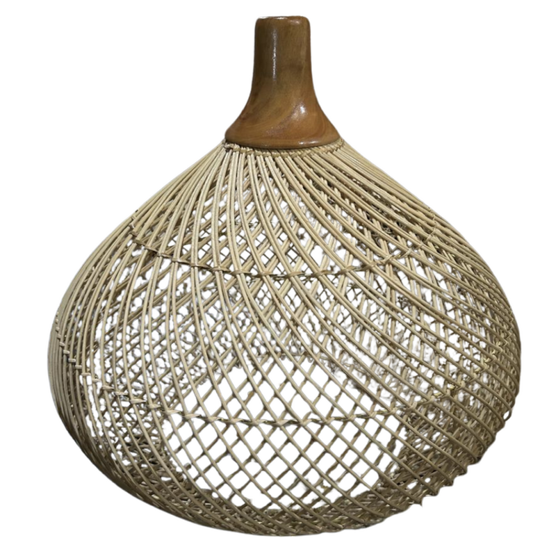 Salak - Abat-jour en rotin 50x50 cm