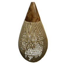 Apolo - Abat-jour en rotin 20x40 cm