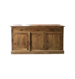 Buffet 3 portes 3 tiroirs 140x45x90 cm