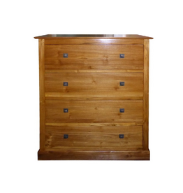 Commode avec Bordure 4 tiroirs 100x45x100 Cm (SA 032)