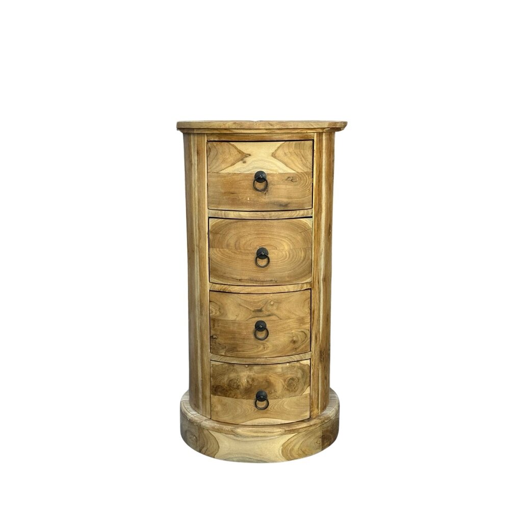 Commode ronde  4 Tiroirs Ø 43x80 Cm (SA-020)