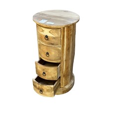 Commode ronde  4 Tiroirs Ø 43x80 Cm (SA-020)