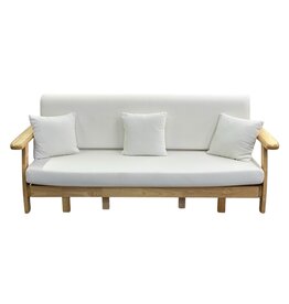 Sofa 3 places avec lit extensible en Hévéa 292x82x88 Cm  NORDIC