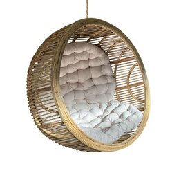 Fauteuil en rotin à suspendre