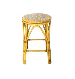 Chaise de bar Camelia en rotin Ø42x68,5 cm