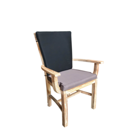 Coussins assise et dossier pour chaise Danil avec Accoudoirs